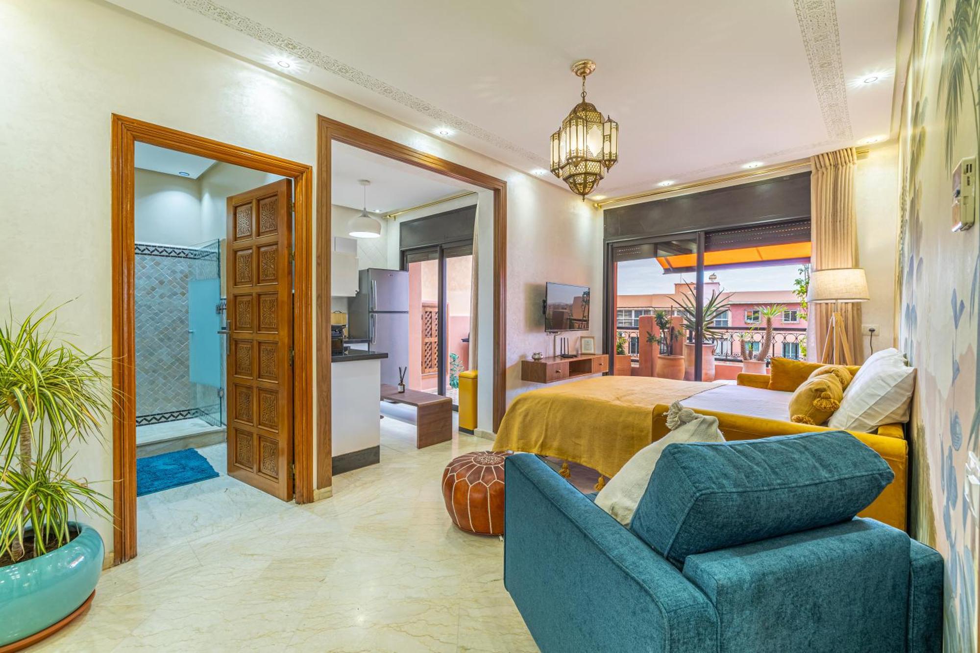 Le Jasmin - Appartement Authentique A Gueliz Marraquexe Exterior foto