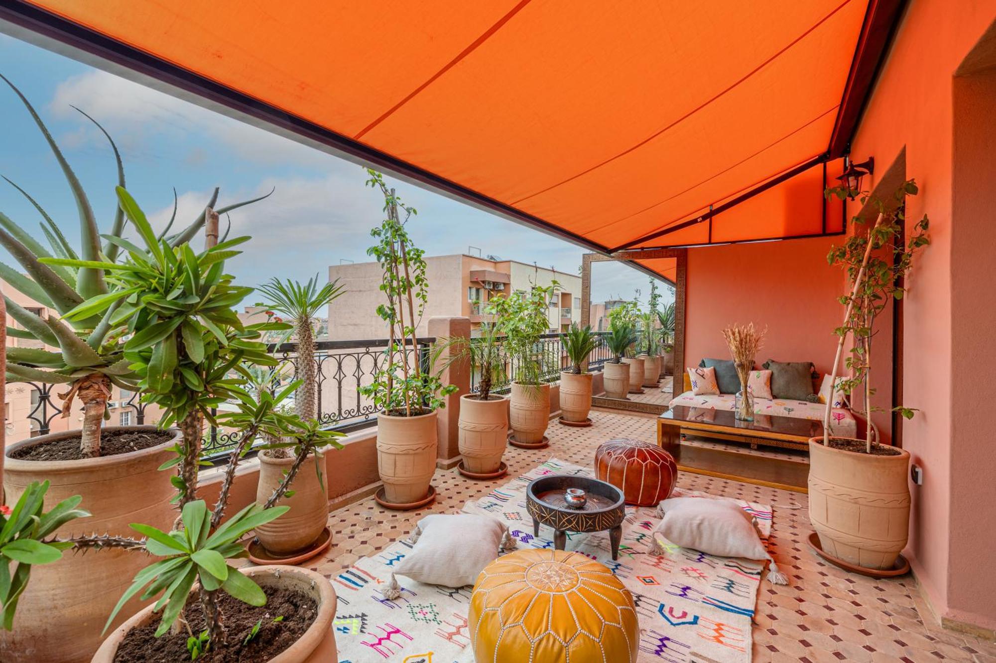 Le Jasmin - Appartement Authentique A Gueliz Marraquexe Exterior foto