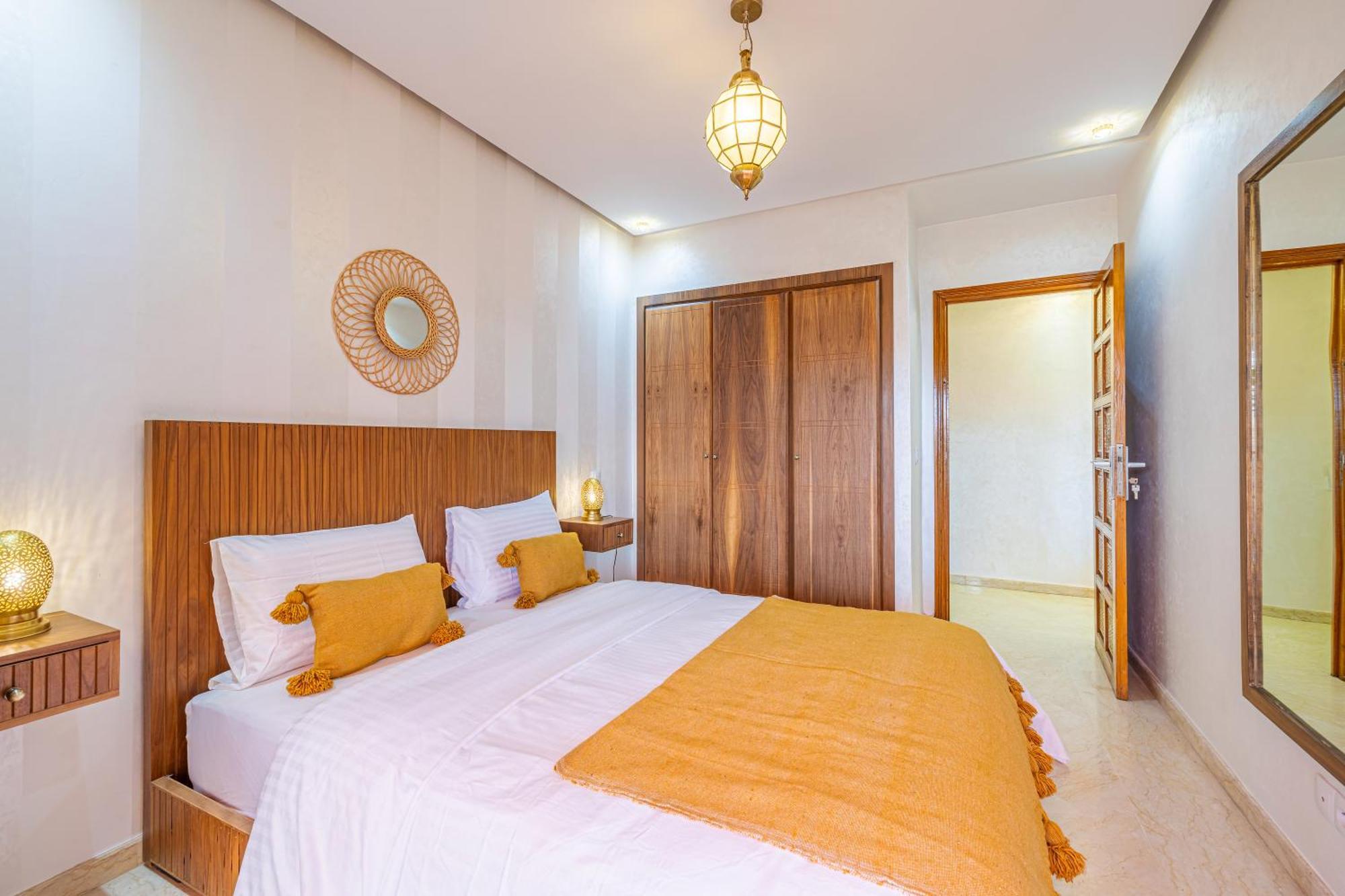 Le Jasmin - Appartement Authentique A Gueliz Marraquexe Exterior foto