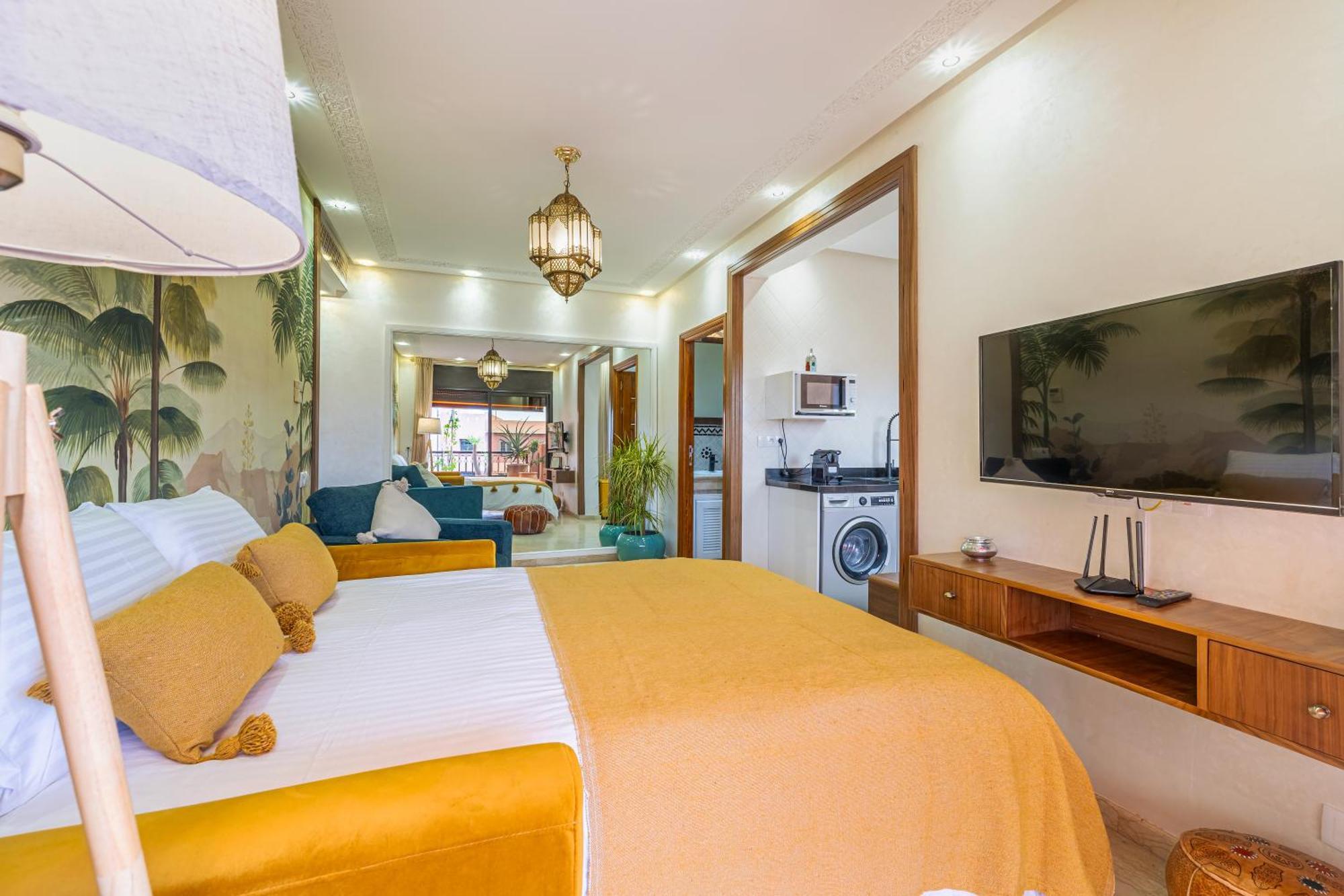 Le Jasmin - Appartement Authentique A Gueliz Marraquexe Exterior foto